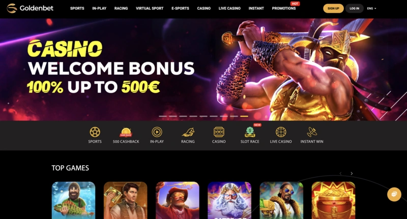 Goldenbet Homepage